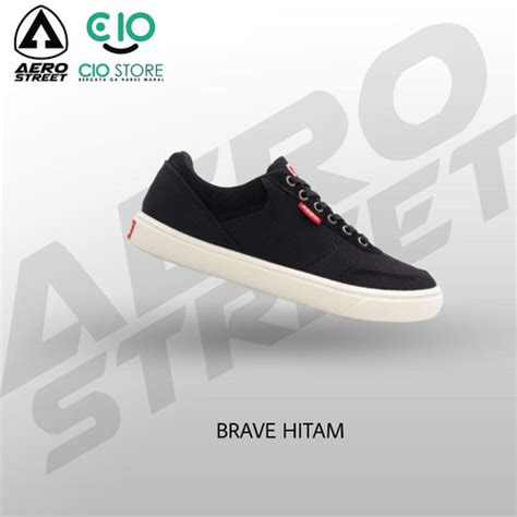 Jual Aerostreet Brave Low Hitam Original Kab Bekasi