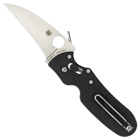 Spyderco Pkal Black G 10 Handle Folding Knife Camouflageca