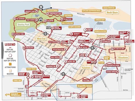 Vancouver Bus Routes Map