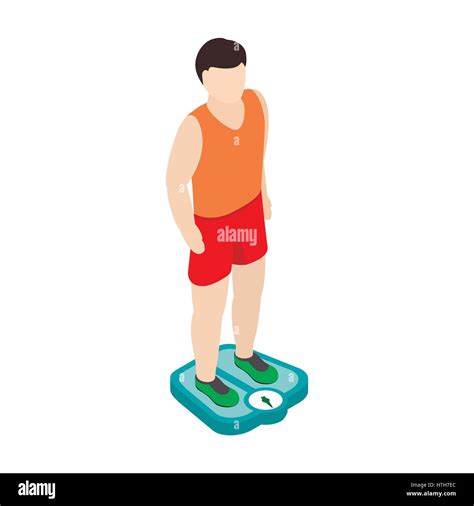 Fat Man Scales Stock Vector Images Alamy