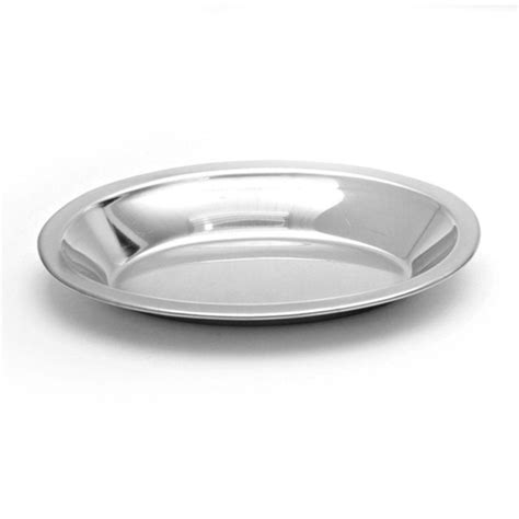 Bandeja Travessa Aço Oval Inox Funda Para Servir 24Cm no Shoptime