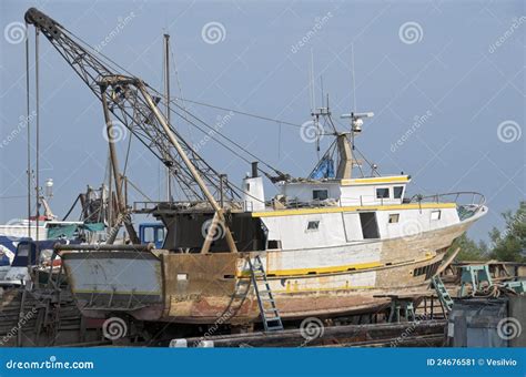 dockyard stock image image  maritime industrial