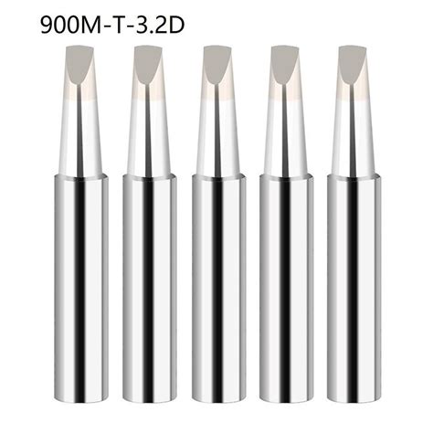 5pcs 900m T Copper Soldering Iron Tips Lead Free Welding Solder Tools