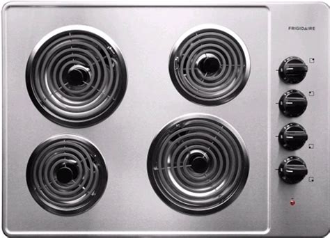 Frigidaire Ffec3005ls 30 Inch Electric Cooktop With 4 Coil Heating