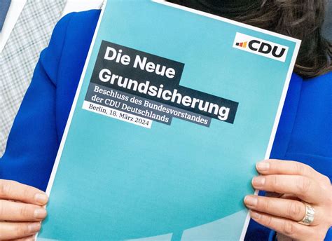 Überfällig oder unchristlich Diskussion über Bürgergeld Pläne der CDU