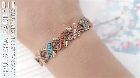 Diy Como Hacer Pulseras F Cil Y R Pido Pulseras En Macram Para