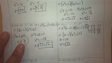 Hw Solutions On Complex Zeros Of Polynomials Youtube