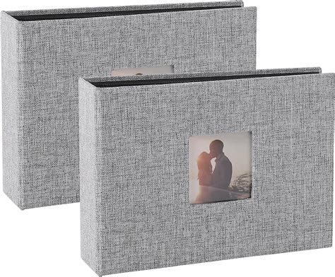 Amazon de 2 Stück Fotoalbum Einsteckalbum 10 x 15 cm 80 Seiten