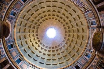 Gazing up at the Pantheon Rome Oculus