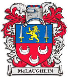 McLaughlin Family Crest – Heraldic Jewelry