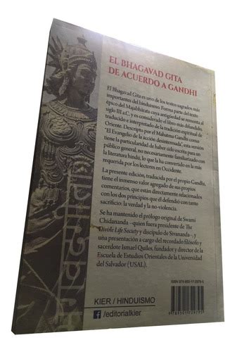 Barato Libro El Bhagavad Gita De Acuerdo A Gandhi Cuotas Sin