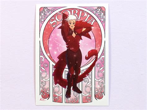 SCORPIA She-Ra Premium Shimmer Art Print | Etsy