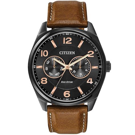 Citizen Brown Leather Strap Watch