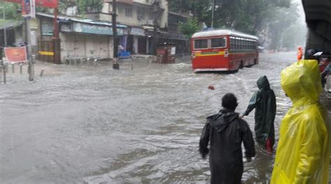 Waterlogging In Several Parts Of Mumbai As Rain Lashes City The Statesman