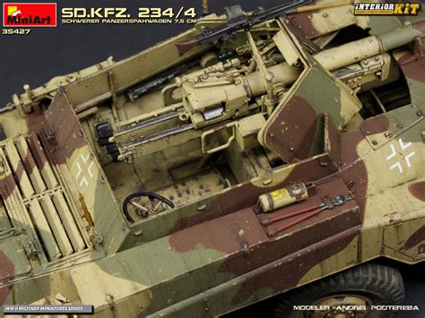 New Photos Of Kit 35427 Sd Kfz 234 4 SCHWERER PANZERSPAHWAGEN 7 5 Cm