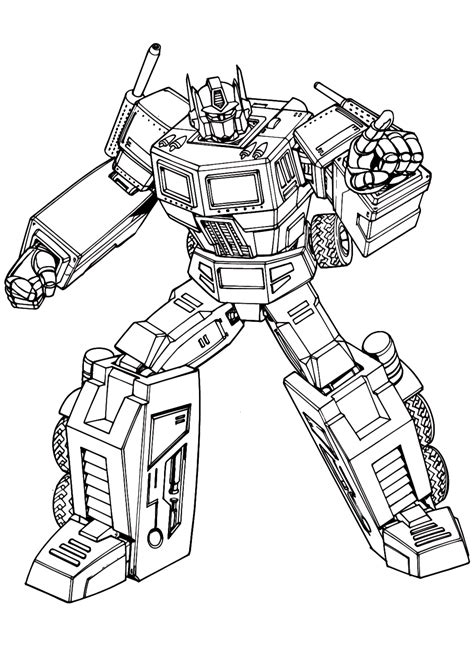 Snarl Transformer Coloring Pages