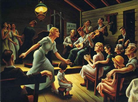 Thomas Hart Benton Paintings Gallery in Chronological Order