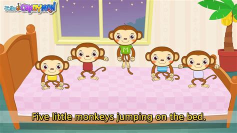 Five Little Monkeys Jumping On The Bed One Fell Off - Bed Western