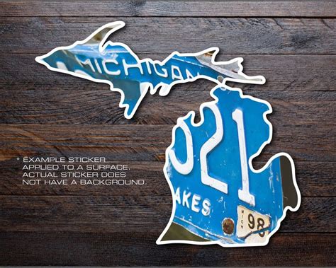 Michigan Mitten Vinyl Decal Sticker A10 Etsy Vinyl Decals Custom