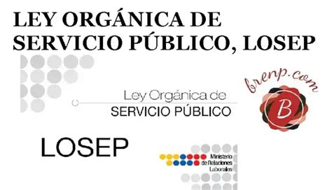 Ley Org Nica De Servicio P Blico Losep Ecuador