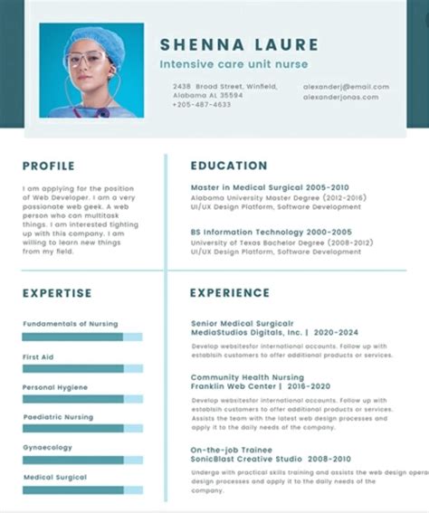 Travel Nurse Resume Template