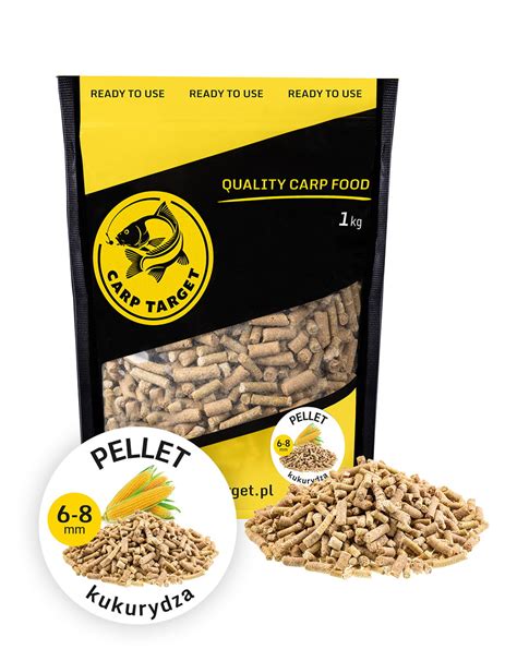 Pellet Wędkarski Kukurydza Naturalna 8 mm Zanęta 1 kg Dobra Cena