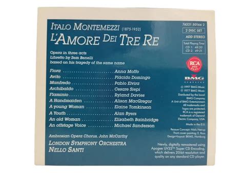 L Amore Dei Tre Re Italo Montemezzi Von Carla Vorarlberg Widado