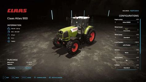 Claas Atles Rz V Fs Mod Farming Simulator Mod