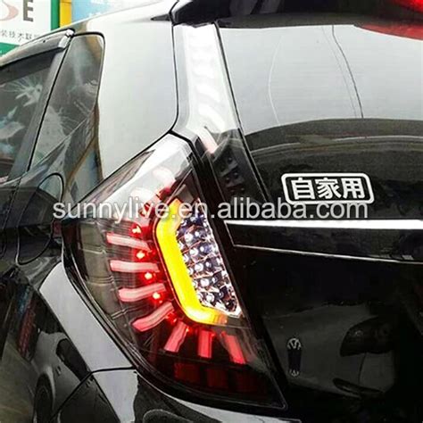 2014 ano Para Honda Fit Jazz LEVOU Cauda Lâmpada LED luzes traseiras