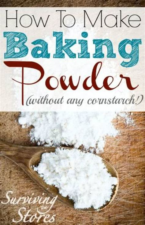 Homemade Baking Powder Without Any Cornstarch Homemade Baking