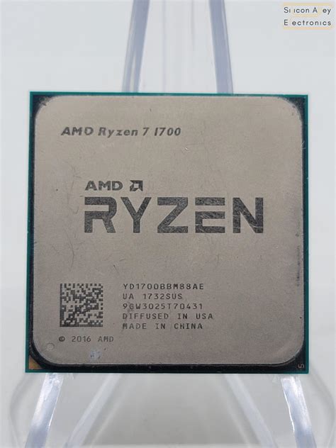 Amd Ryzen 7 1700 30ghz 8 Core Cpu Silicon Alley Electronics