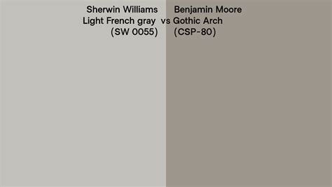 Sherwin Williams Light French Gray Sw 0055 Vs Benjamin Moore Gothic