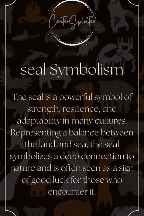 The Spiritual Meaning of Seal: Unveiling the Symbolism Behind this ...