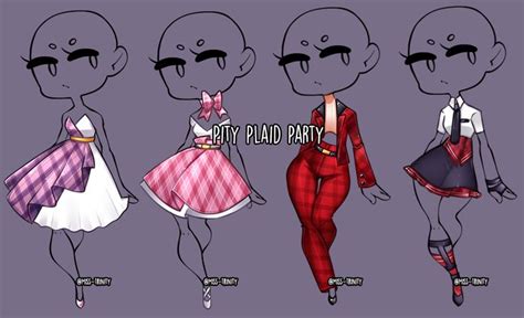 Pity Plaid Party Outfit Adopt [close] By Miss Trinity On Deviantart