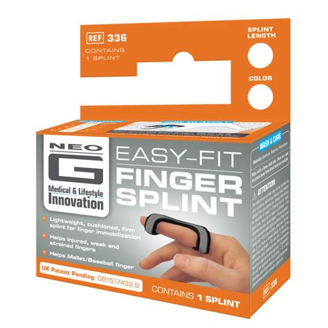 Neo G Easy Fit Finger Splint Splinting Co Uk