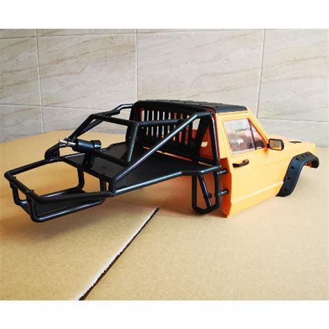 Cherokee Cab And Back Half Cage Rc Car Body For 110 Rc Trx4 Scx10 90046 Redcat Gen 8 Scout Ii Parts