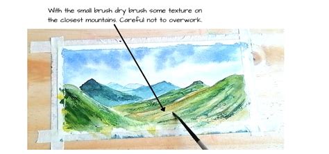 Simple Watercolor Mountain Tutorial for Beginners - My Art Aspirations