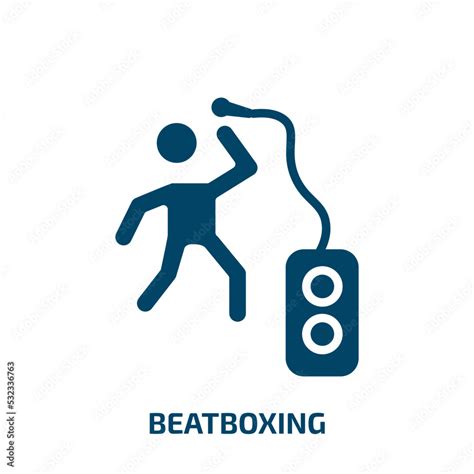 Beatboxing Icon From Activity And Hobbies Collection Filled Beatboxing