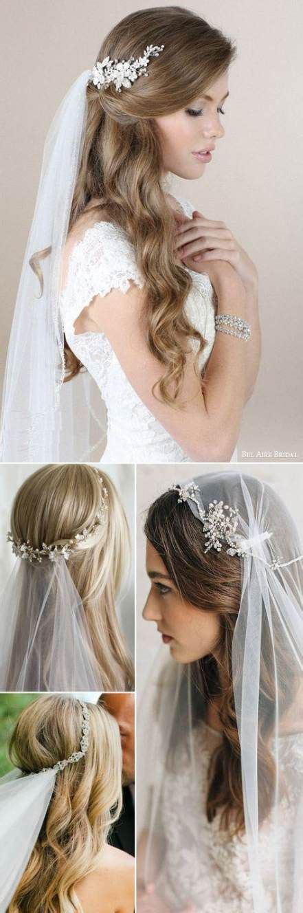 44 Ideas Wedding Veils With Headband Accessories Veil Hairstyles