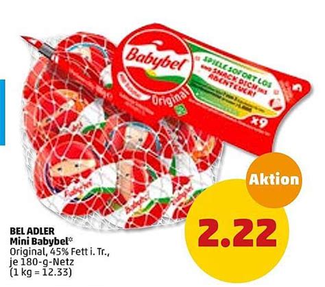 Bel Adler Mini Babybel Angebot Bei Penny Prospekte De