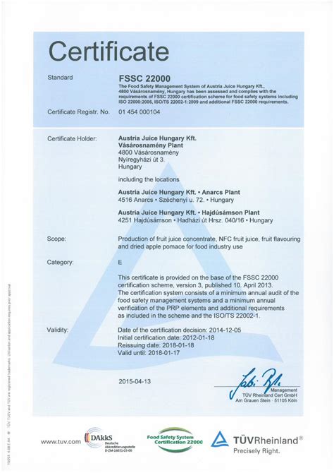 PDF FSSC As Included In The Scheme And The ISO TS 22002 1 Date