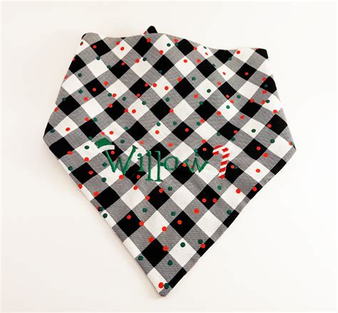 Christmas Buffalo Dog Bandana Retriever Apparel