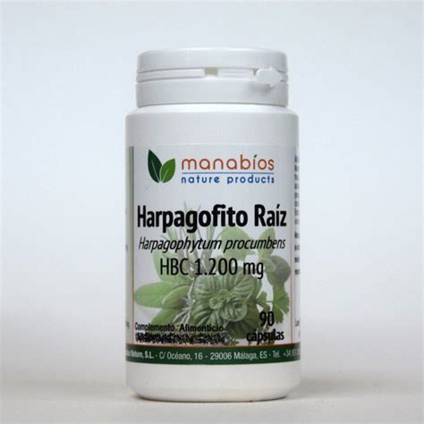 Harpagofito 50 90 cápsulas 1200mg Complementos alimenticios y