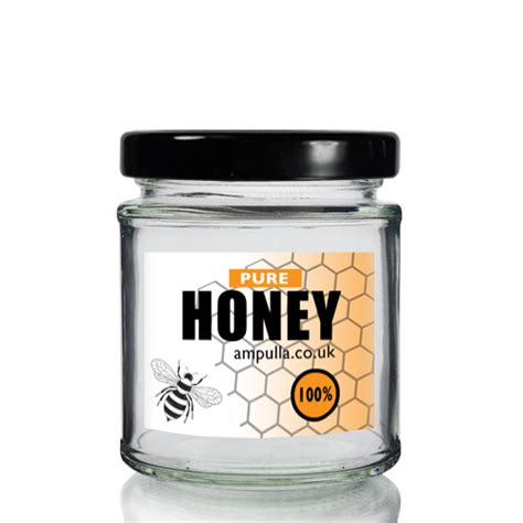 Ml Glass Honey Jar With Lid Ampulla Ltd