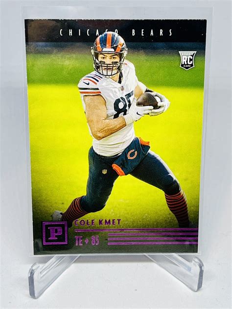 Cole Kmet Panini Chronicles Pink Rookie Rc Pa Chicago Bears Ebay