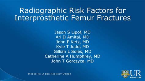 Pdf Radiographic Risk Factors For Interprosthetic Femur Fractures Fileinterprosthetic