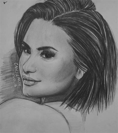 Demi Lovato Drawing by CansuAkn on DeviantArt