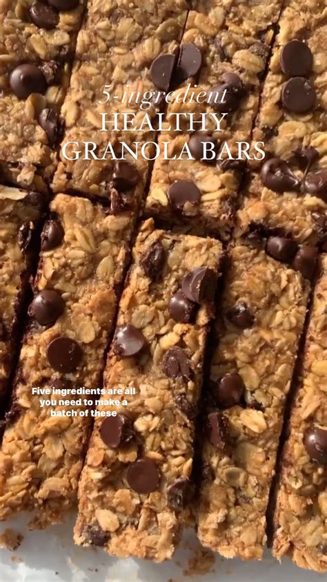 Thick And Chewy Peanut Butter Granola Bars Artofit