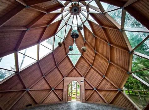 Madeira E Vidro Dome House Eco House Pavilion Architecture