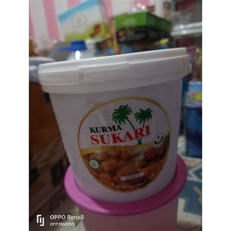 Jual Kurma Sukari Gr Kemasan Ember Kurma Basah Gr Shopee